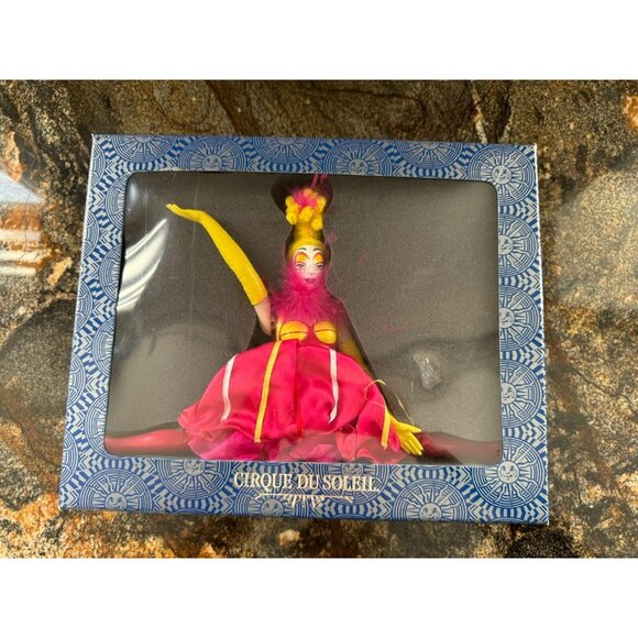 Cirque du Soleil Rose Bonbon WOOD Doll VERY RARE! Collectors Item - Picture 4 of 6